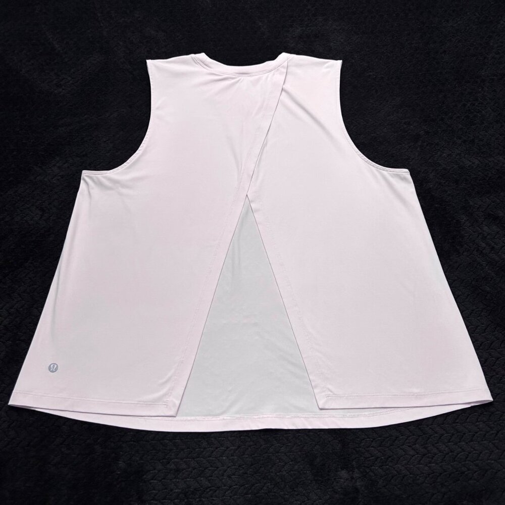 Lululemon Pace Crush Cross Back Tank Women's L Pink